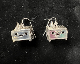 Dumpster Fire Earrings