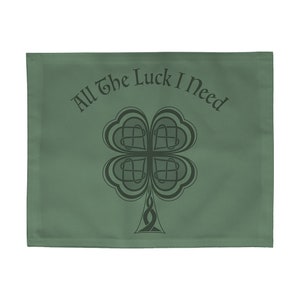 Placemats Lucky Four Leaf Clover