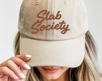 Slab Society Embroidered 3D Puff Cap, Pokemon TCG Collector Hat, Adjustable Strap