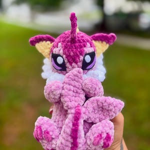 Gehaakte watervos-knuffel: kawaii-animecadeau, geeky-decor