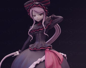 Shalltear Bloodfallen, Overlord 3D Print 1:10 scale SFW/NSFW
