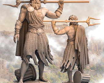 Hades: Lord of the Underworld 3D Resin print 75mm and 180mm