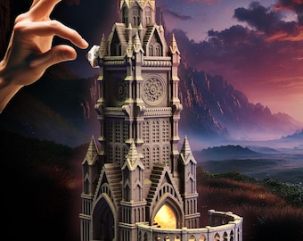Cathedral of Faith Dice Tower, Tray and Box