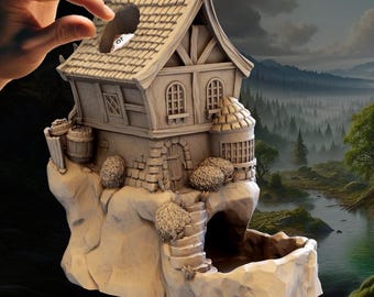 Wanderhearth Dice Tower, Tray and Box