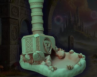 Mjolnir's Wrath Dice Tower and Dice Box