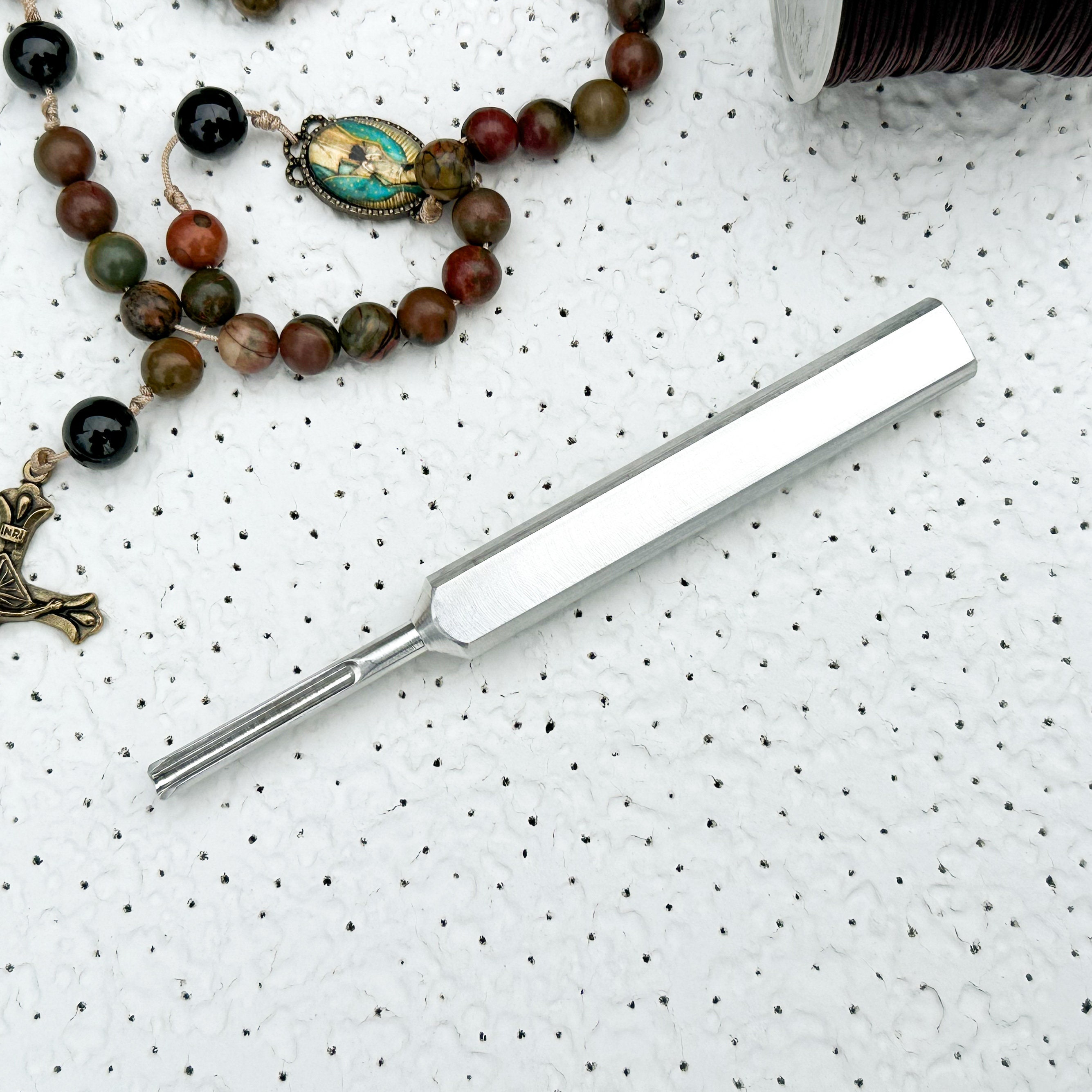 Outil De Fabrication De Chapelet - Outil Pour Faire Des Noeuds, Outil De Nouage, Noueur, Outil De Noeud, Fournitures Pour Faire Des Chapelets, Outil De Chapelet, Outil De Chapelet En Métal