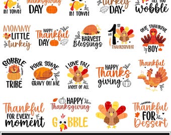 Thanksgiving svg bundle, Fall svg, turkey gobble svg, Thanksgiving quotes svg, Pumpkin pie svg, Trendy fall svg, Thanksgiving shirt