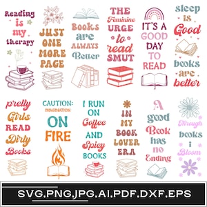Lesezeichen svgbund, druckbares Lesezeichen png, Lesezeichen Vorlage svg, Retro Lesezeichenbundle, lustiges Lesezeichen svg