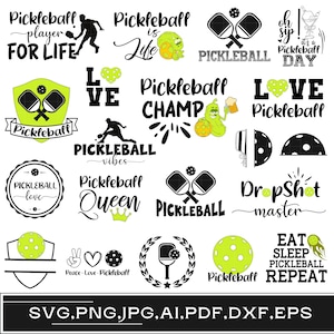 Pickleball svg png bundle, Pickleball t shirt svg, Pickleball queen svg, Pickleball paddles svg, Cricut files