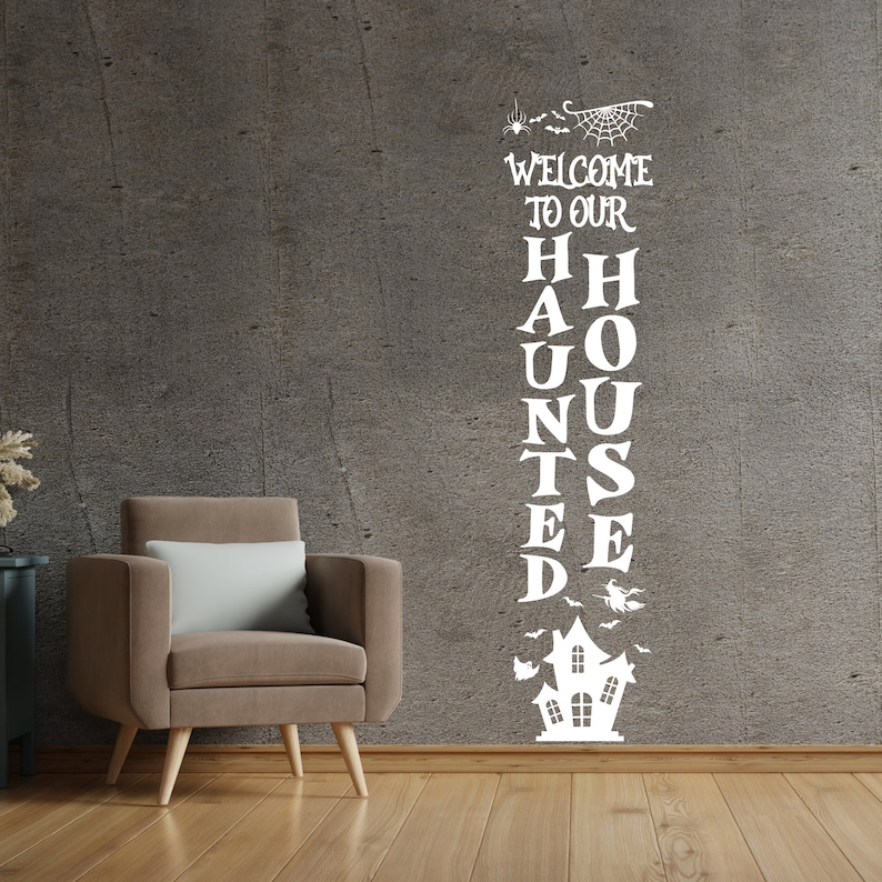 Halloween Porch Sign Svg Png Bundle, Halloween Welcome Sign Home Decor ...