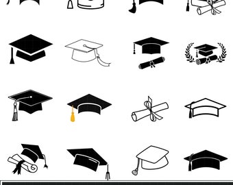 Graduation cap svg, Graduation 2024 svg, Graduation cap silhouette, Graduation hat svg, Class of 2024 svg, Graduation cap clipart