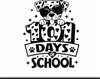 101 days of school svg, 101 days of school shirt, Kindergarten svg, 101 days school png