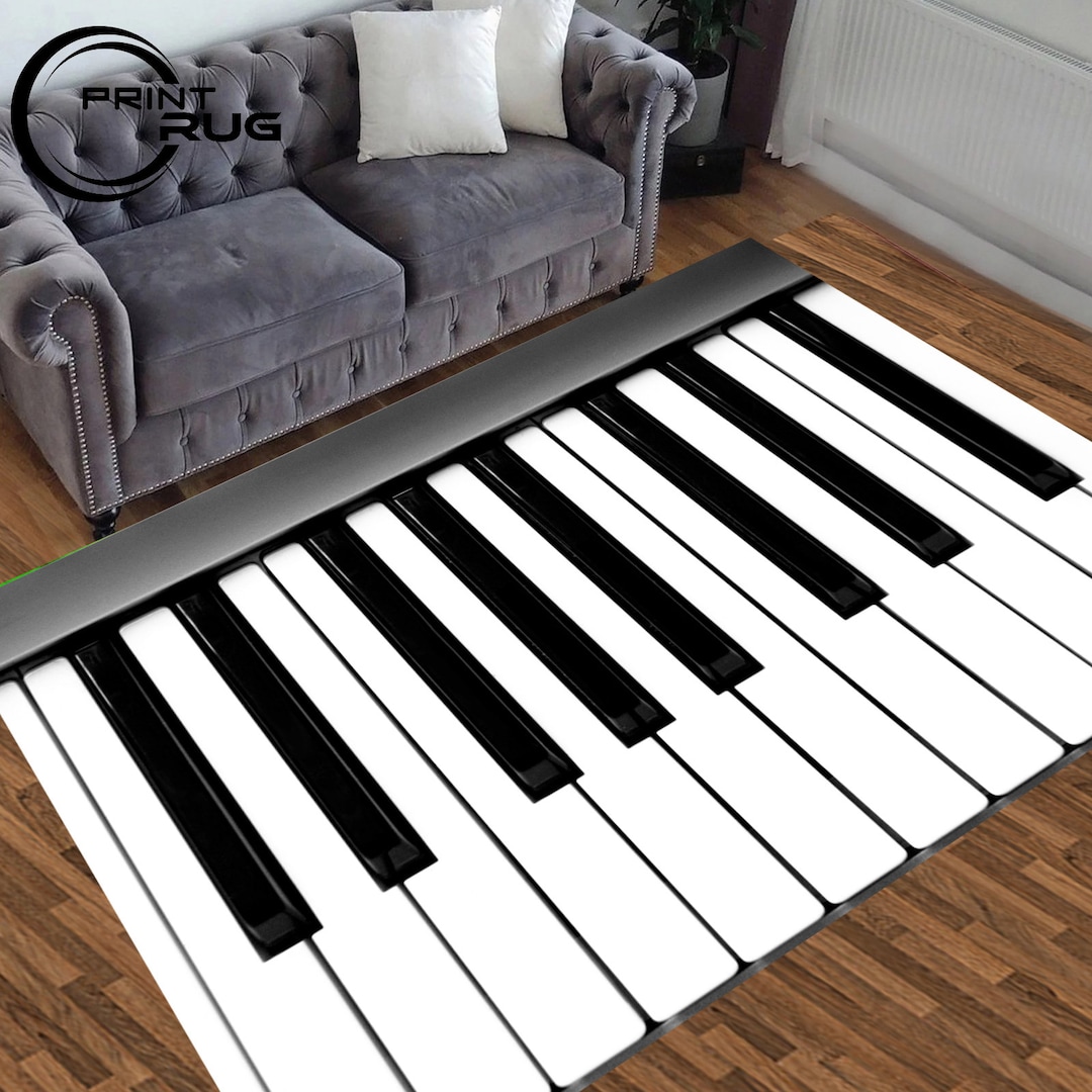 Piano Keys Rug,music Rug,piano Rug,musician Theme Rug Musician Rug ...