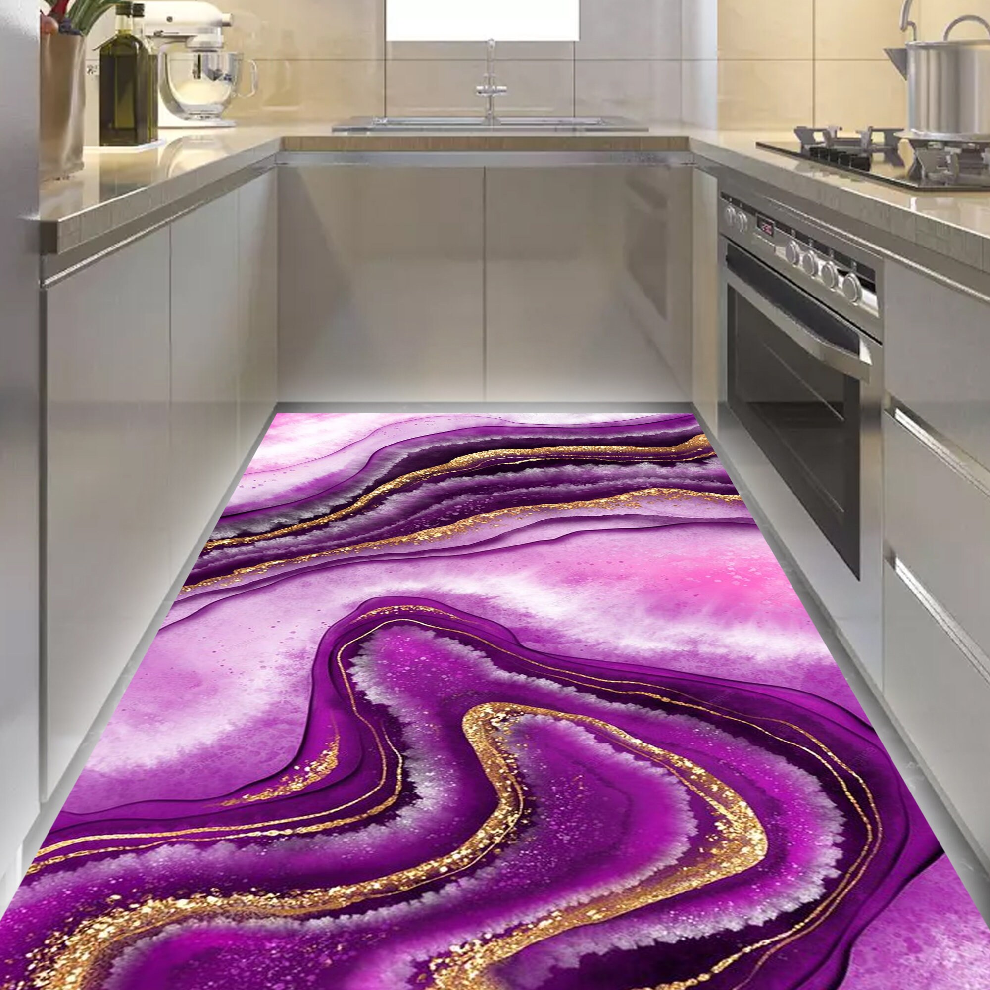 Purple Marble Rug,marble Pattern Rug,luxury Rug,saloon Rug,shining Rug, Rug,shimmer Rug,modern