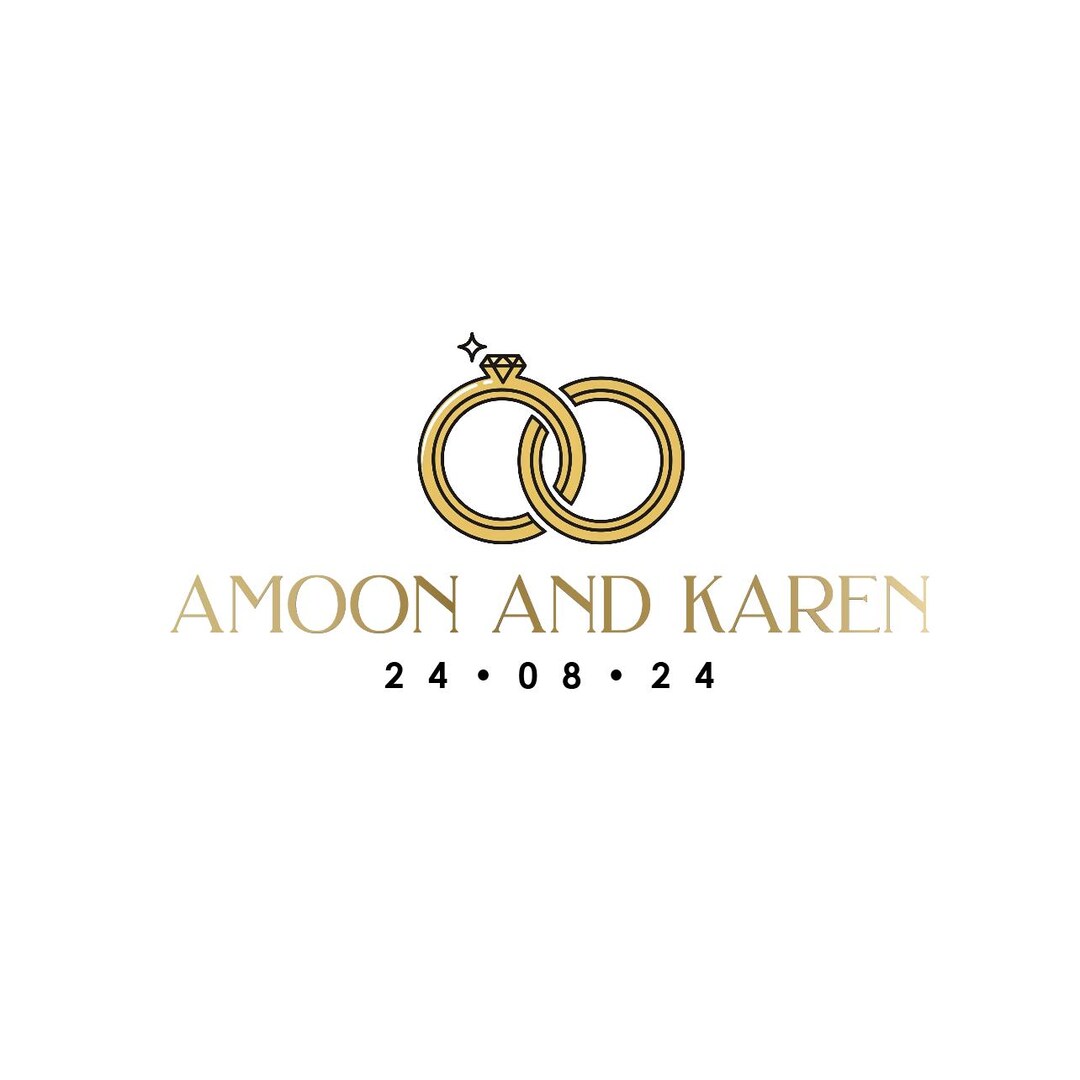 Custom Wedding Monogram Logo Design: Elegant Couple Emblem (digital ...