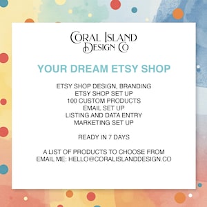 Etsy Shop Start-Up Business Kit | Branding, Templates, Logo, Banner, Marketing Materials for New Sellers