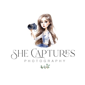 Custom One-of-a-Kind Boutique Logo | Unique Personalized Logo Design | Tailored Branding for Photographers