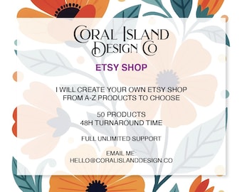 Etsy Shop Setup Service: 50 Products in 48 Hours - SEO Optimization