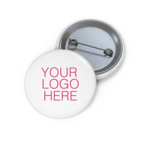 Personalized Pin Buttons with your Logo