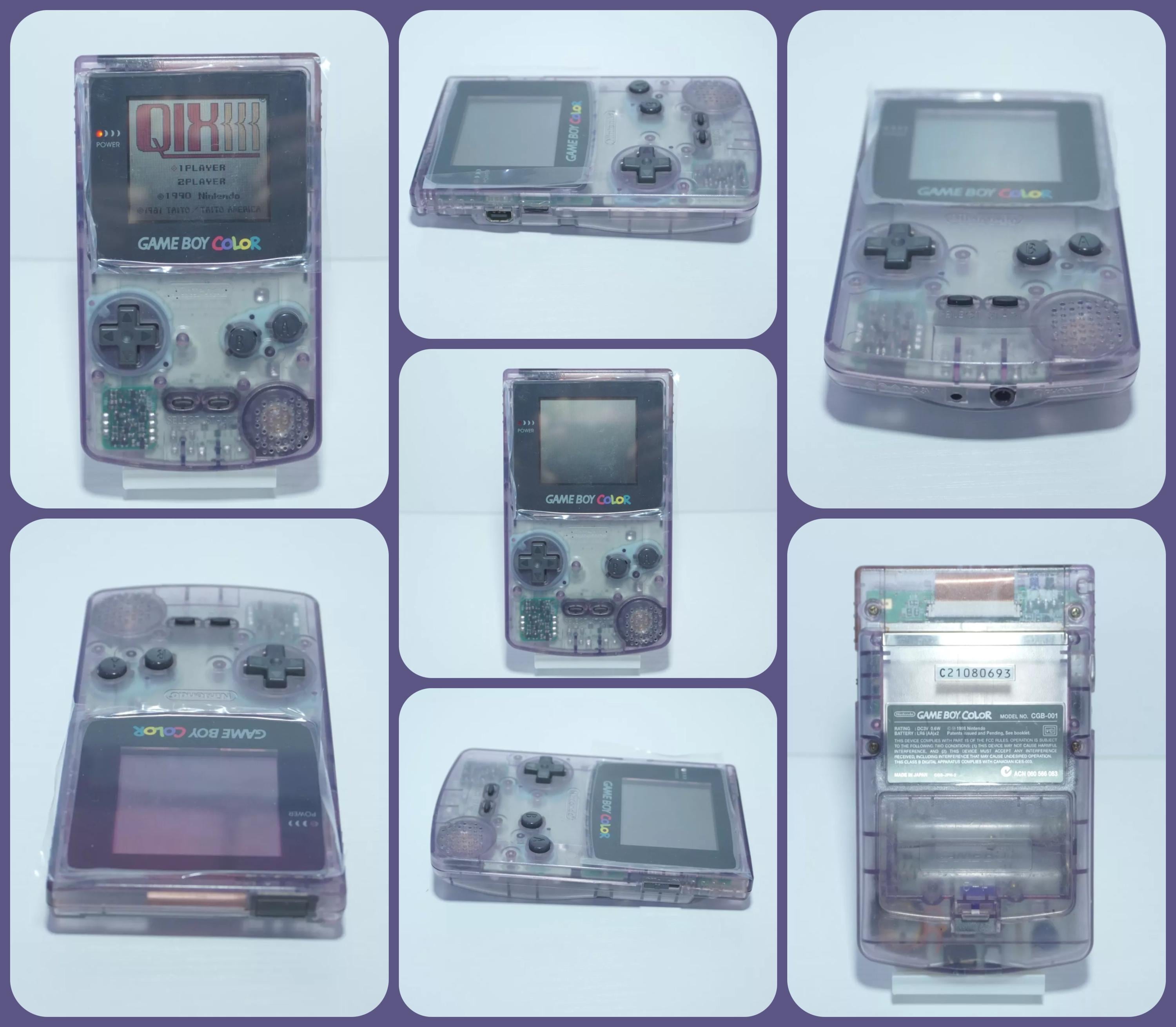 Various Colored Nintendo Game Boy Color (CGB-001) Original