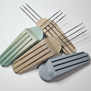 3D Printed Handle Cordsmith I-Cord Tool with Replaceable Needles - Various Colors - 3 Hook and 4 Hook