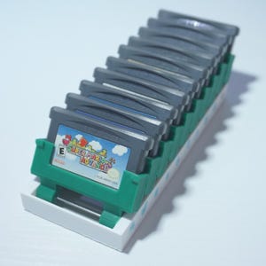 3Dプリント 任天堂 ゲームボーイアドバンス GBA ビデオゲームカートリッジ フリップホルダー ゲームボーイ & ゲームボーイカラー GBC カートリッジ レトロゲーマーディスプレイ