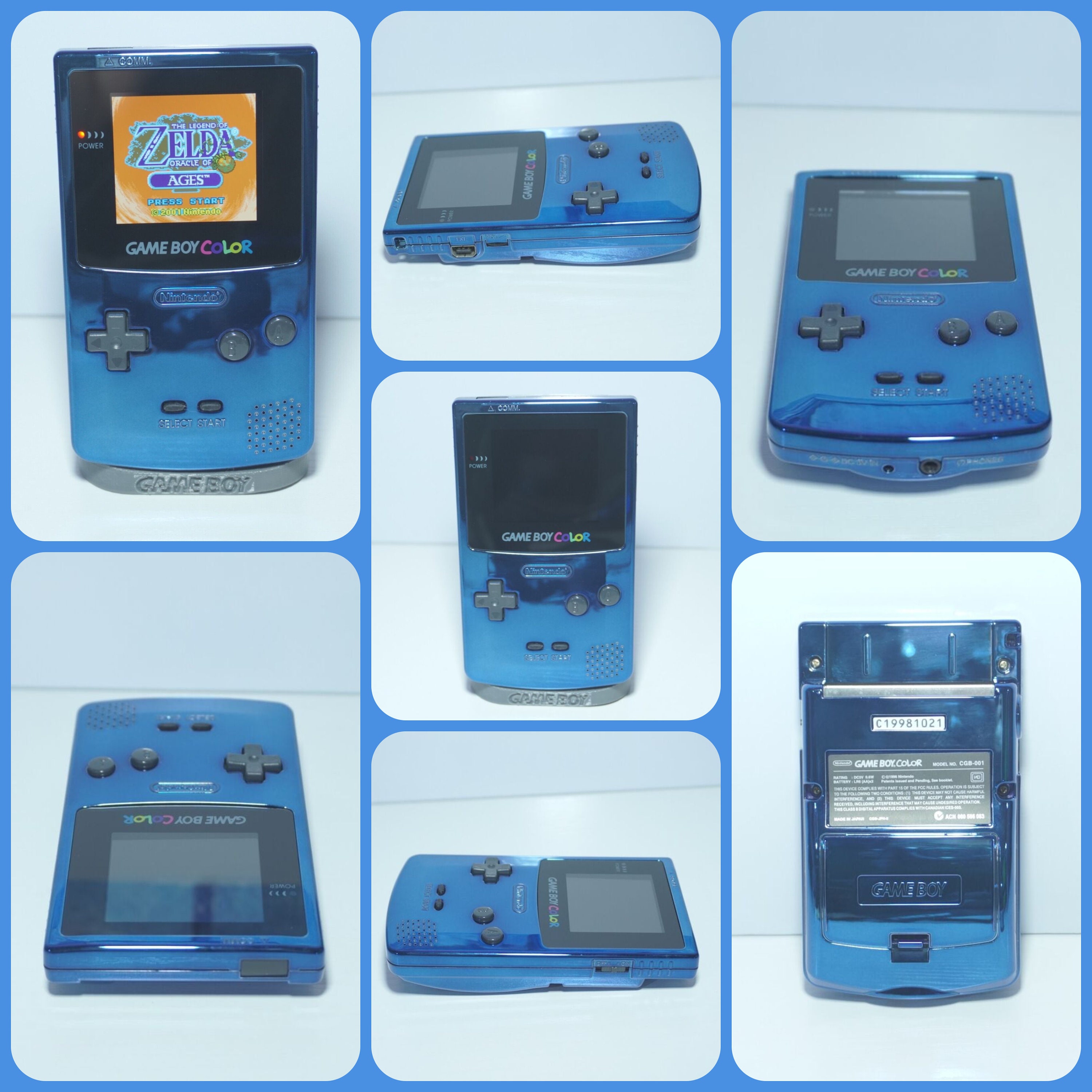Various Colored Nintendo Game Boy Color (CGB-001) Original