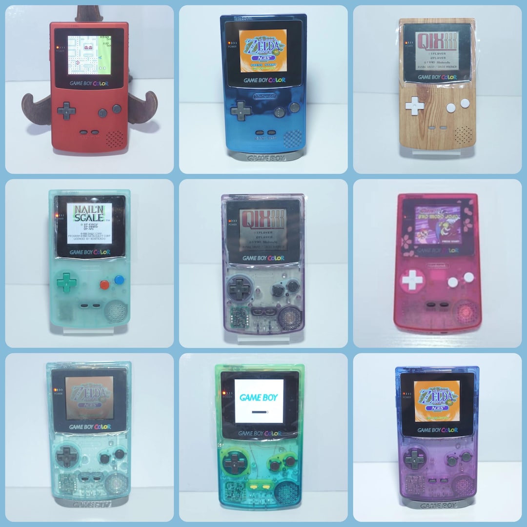 Various Colored Nintendo Game Boy Color (CGB-001) Original