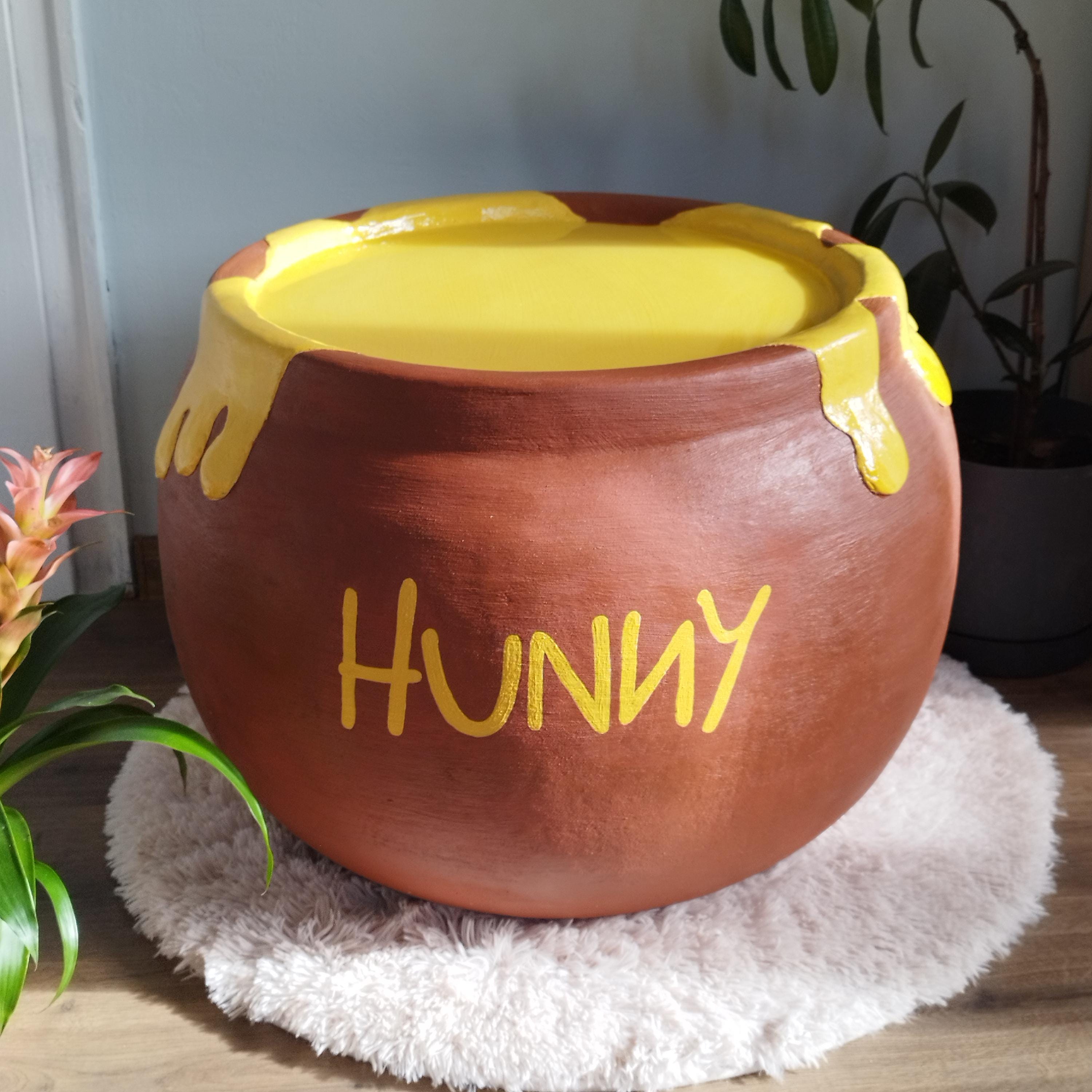 Handmade 'hunny Pot' Coffee Table With Dripping Honey Design