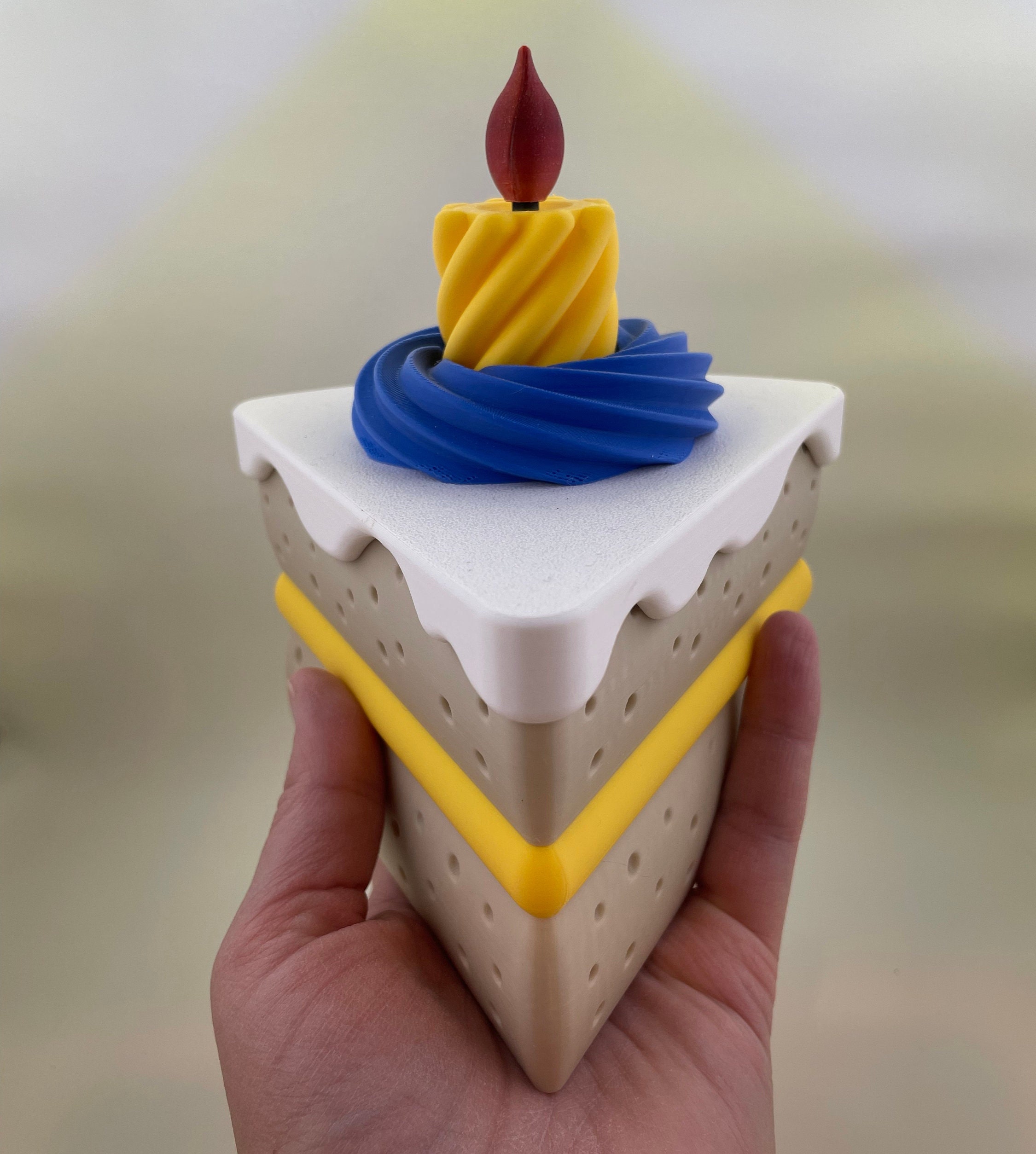 Birthday Cake Gift Box 3D Printed Packaging for Presents - Etsy