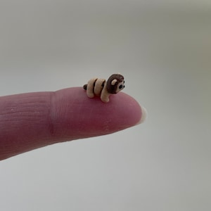 3D Printed Teeny tiny Micro Articulated Miniature Animal Pet Fidget Toy Lion