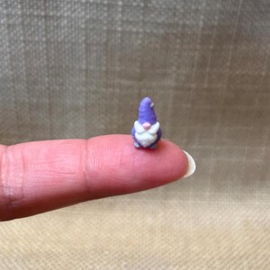 Teeny Tiny Micro Miniature Garden Gnome Statue Figurine Dollhouse 1/12 Scale 1:12