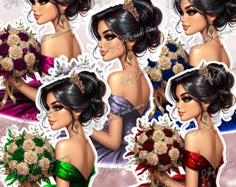 Quinceañera Clipart Pakket 1