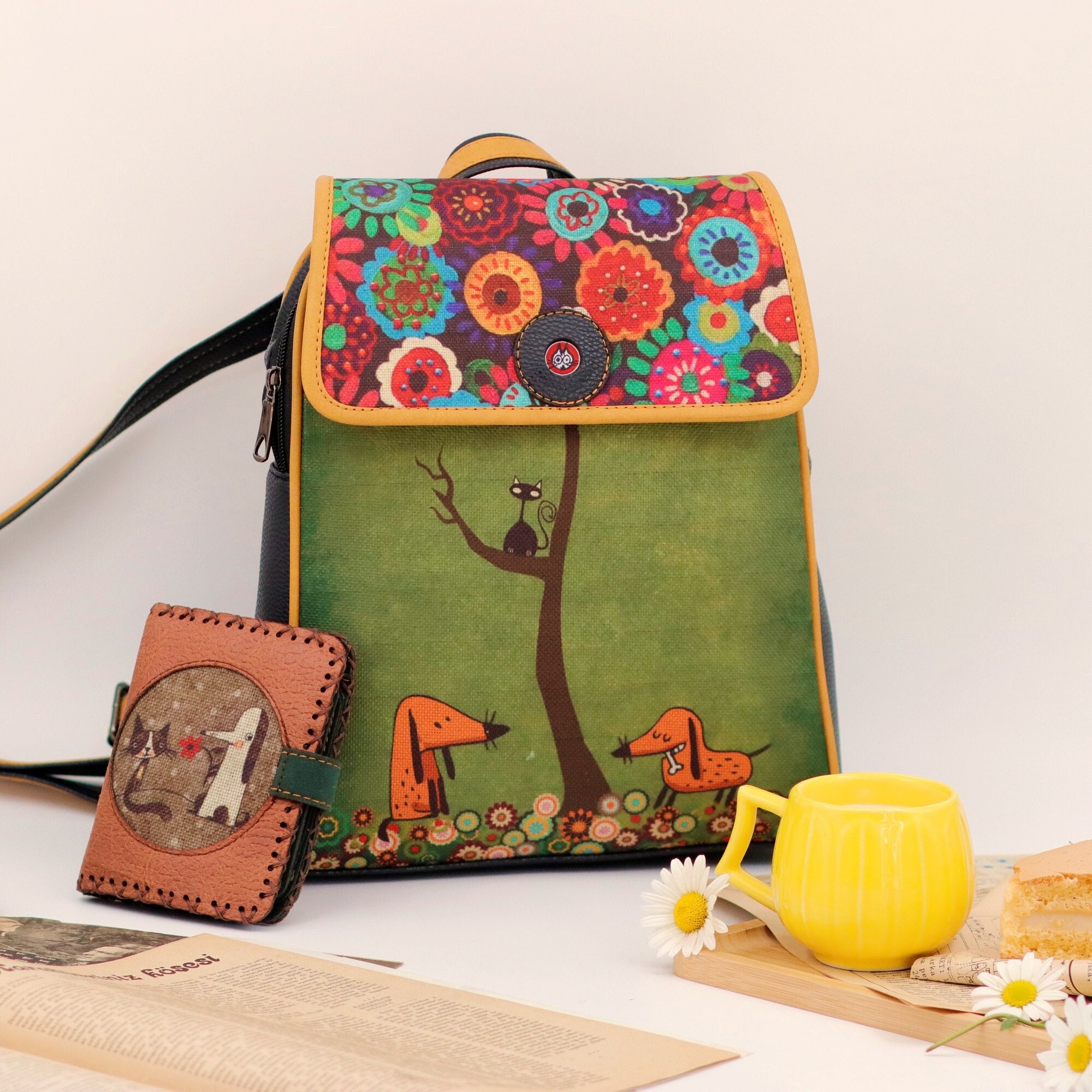 Backpack and wallet set sale