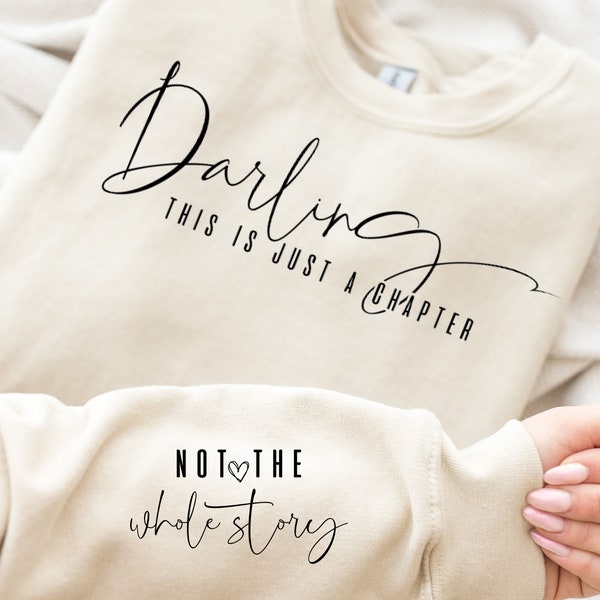 Darling This Is Just A Chapter PNG SVG, Cricut Crafting, This Is Just A Chapter Tshirt, Sleeve Design SVG, This is Just a chapter Svg png