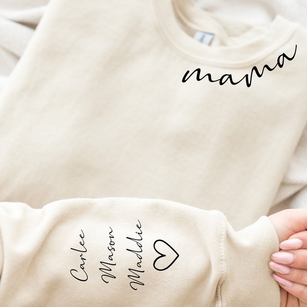 Mama Neck PNG With Font Included - DIY Personalization - Perfect Gift For Mom - Can Do Names For You - Curved Neck Design - Mama SVG