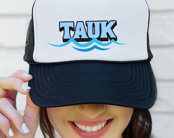 Montauk Trucker Hat: Beach Lover Gift, Long Island Theme