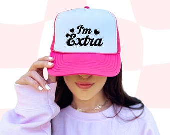 I'm Extra Pink Trucker Hat - Trendy meisjeshoed