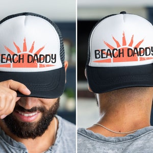 Beach Baseball Hat Beach Daddy Baseball Hat Gift for Dad Fathers Day Gift Beach Dad Gift Beach Theme Hat Sunshine Trucker Hat Cute Dad Hat