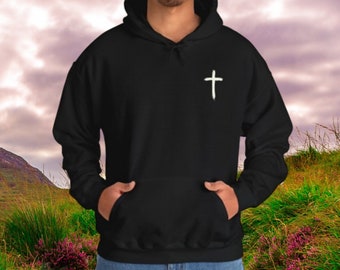 Bluza z kapturem Christian Cross: unisexowa bluza religijna