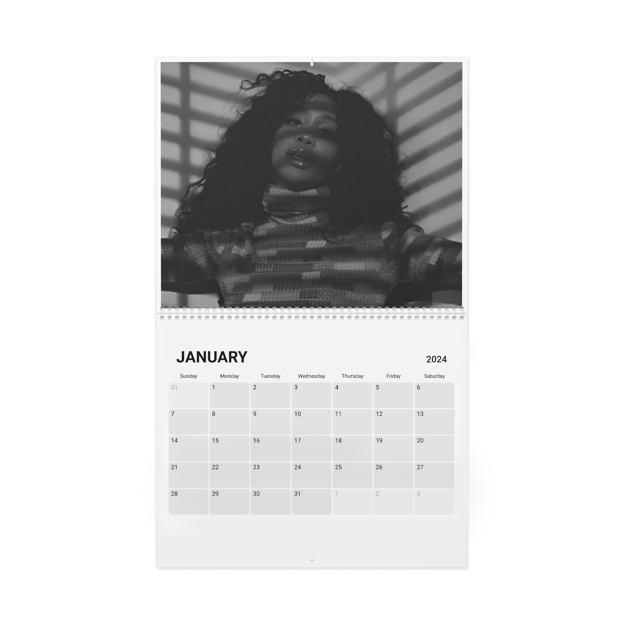 Calendario Sza SOS 2024, Calendario da parete SZA 2024 venduto da