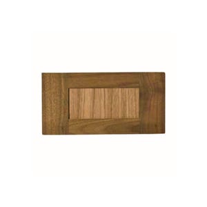 Classic Shaker Cabinet Drawer Faces - Walnut with Walnut Panel