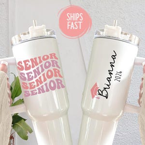 Personalized Senior Gifts, Senior Tumbler, Graduation Tumbler, Class Of 2026, Gift for Senior, Senior Night Gift, Tumbler Gift