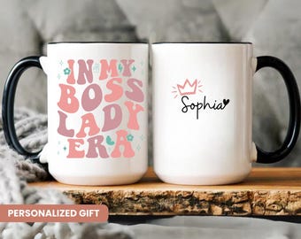 Boss Lady Mug, Boss Mug For Women, Boss Day Gift For Women, Gifts For Boss Female, Custom Boss Gift, Gift for boss, Boss Day Gift