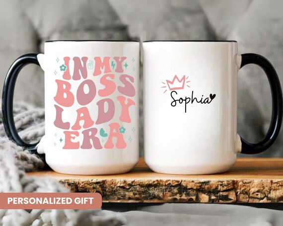Boss Lady Mug, Boss Mug For Women, Boss Day Gift For Women, Gifts For Boss Female, Custom Boss Gift, Gift for boss, Boss Day Gift