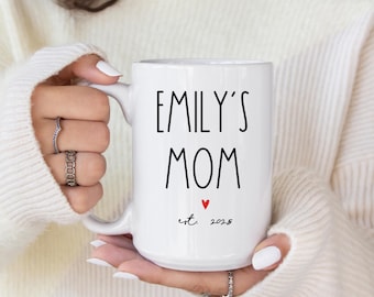 Personalized New Mom Mug, First Time Mom Mug, New Mom Gift, First Time Mom Gift, Mother's Day Gift, Custom Baby shower Gift,From Baby To Mom