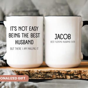 Husband Gift from Wife, Best Husband Ever, Funny Gift for Husband, Personalized Anniversary Gifts for Him, Wedding Anniversary Gift for Him