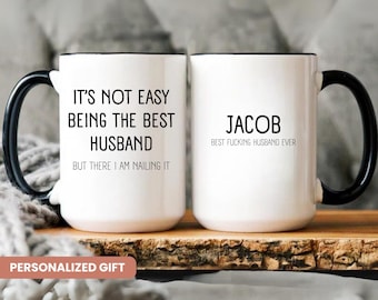 Husband Gift from Wife, Best Husband Ever, Funny Gift for Husband, Personalized Anniversary Gifts for Him, Wedding Anniversary Gift for Him