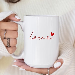 Love You More Mug, Boyfriend Mug, Husband Coffee Mug, Valentines Day Gift for him, Couple Mug, Gift for Her, I Love You More The End