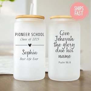 Personalized Pioneer School Tumbler, JW Pioneer Gift, JW Pioneer School, JW Gifts, Best Life Ever Gifts, Pioneer school 2025 gifts Jw